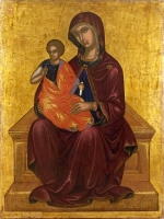 Mother of God with the Child enthroned