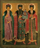 Saint princes Boris, Gleb and Gabriel of Pskov
