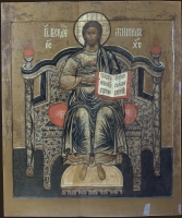 Savior Pantocrator Enthroned