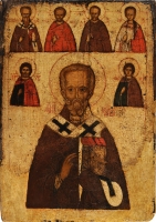Nicholas the Wonderworker with selected saints