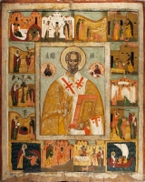 Nicholas, St. with scenes from his life