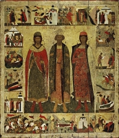 Princes Vladimir, Boris and Gleb, with the Life of Boris and Gleb