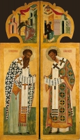 Two leaves of the Sanctuary Doors.