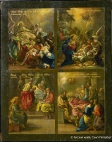 Four scenes of Nativity