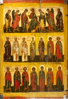 Deesis with selected saints