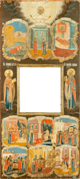 Рама с клеймами чудес «Казанской Богоматери»