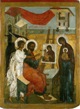 Evangelist Luke, painting the icon of the Mother of God