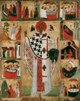 Nicholas the Wonderworker with scenes from his life