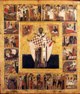 Saint Nicholas the Wonderworker, with scenes from his life