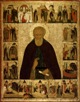 Venerable Dimitry of Prilutsk, with scenes from his life
