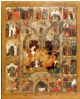 Чудо архангела Михаила о Флоре и Лавре, с клеймами жития
