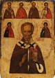 Nicholas the Wonderworker with selected saints