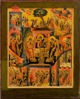 Old Testament Trinity, with scenes from the life